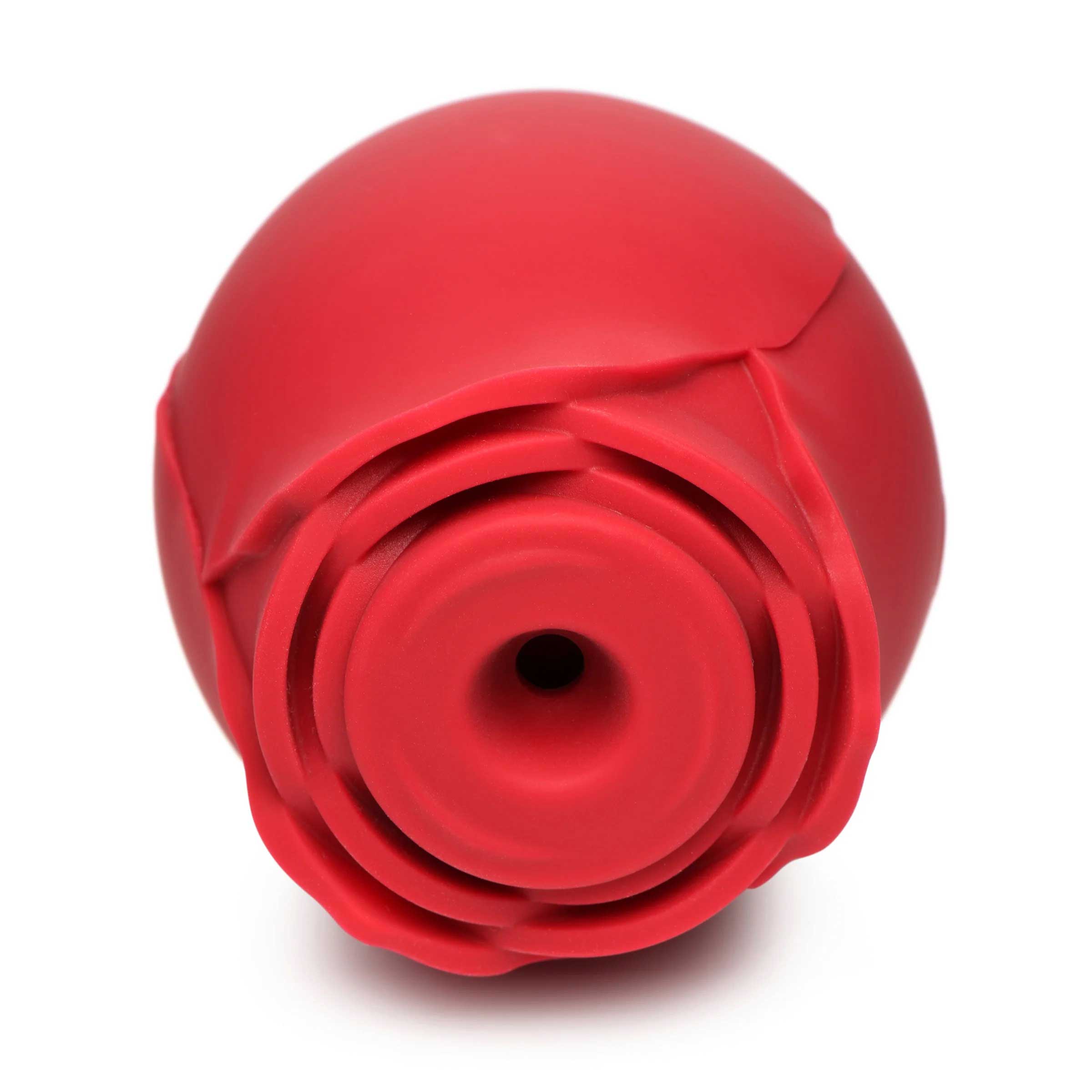 Mystic Rose Sucking and Vibrating Silicone Clitoral Vibrator Red Rose Stimulators