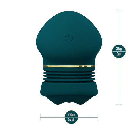 The Blush Collection Riana (Dark Teal) – Clitoral Stimulator Clit Stimulators