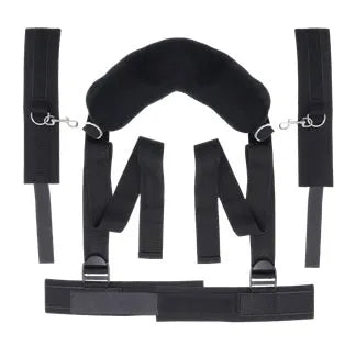 Signature Sex Sling – Adjustable Plush Support With Handcuffs