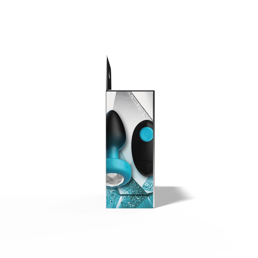 Cheeky Charms Eluxe Vibrating Silicone Anal Plug – 3.5 Inch > Anal Range > Vibrating Butt Plugs