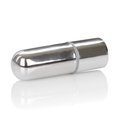 CalExotics Rechargeable Mini Bullet Vibrator Silver USB Rechargeable Compact Waterproof BULLETS