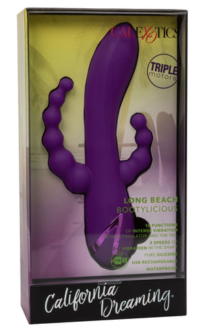 California Dreaming Long Beach Bootylicious Vibrator VIBRATORS-RABBIT-MULTI
