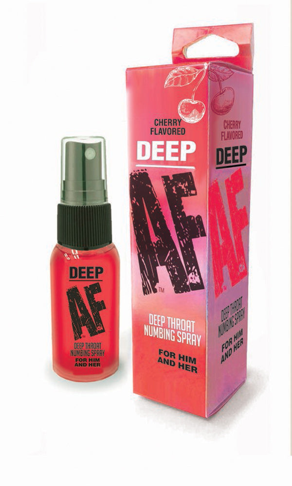 Deep AF Cherry Flavoured Deep Throat Spray – 29 ml > Lube > Oral Gels & Sprays