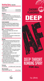 Deep AF Cherry Flavoured Deep Throat Spray – 29 ml > Lube > Oral Gels & Sprays
