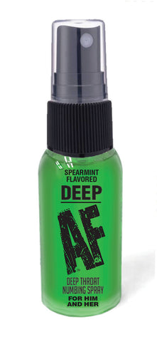 Deep Af Mint Flavoured Deep Throat Spray 29 ml Oral Gels & Sprays