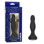 Deep Swirl Black 4.5" Anal Vibrator with Textured Swirling Ridges > Anal Range > Anal Probes