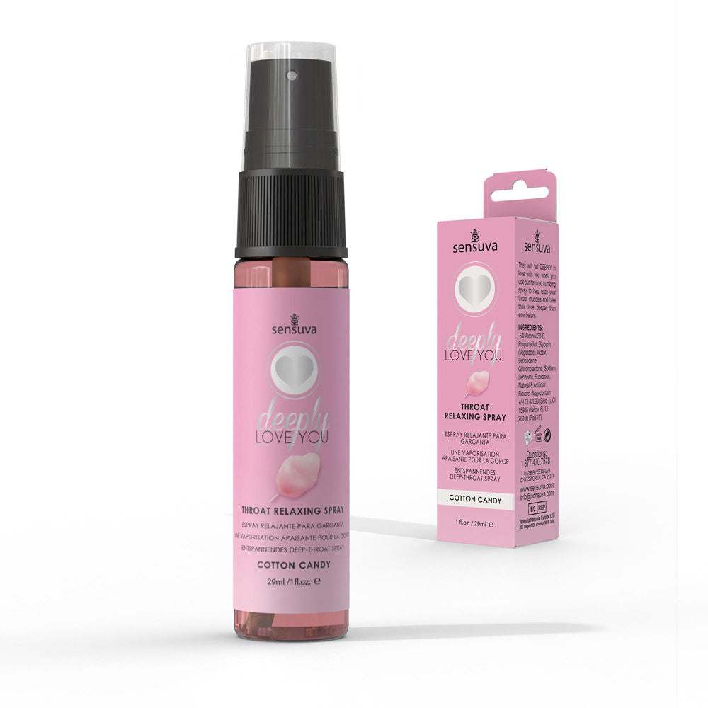 Deeply Love You Cotton Candy Throat Relaxing Spray 1 Oz > Lube > Oral Gels & Sprays