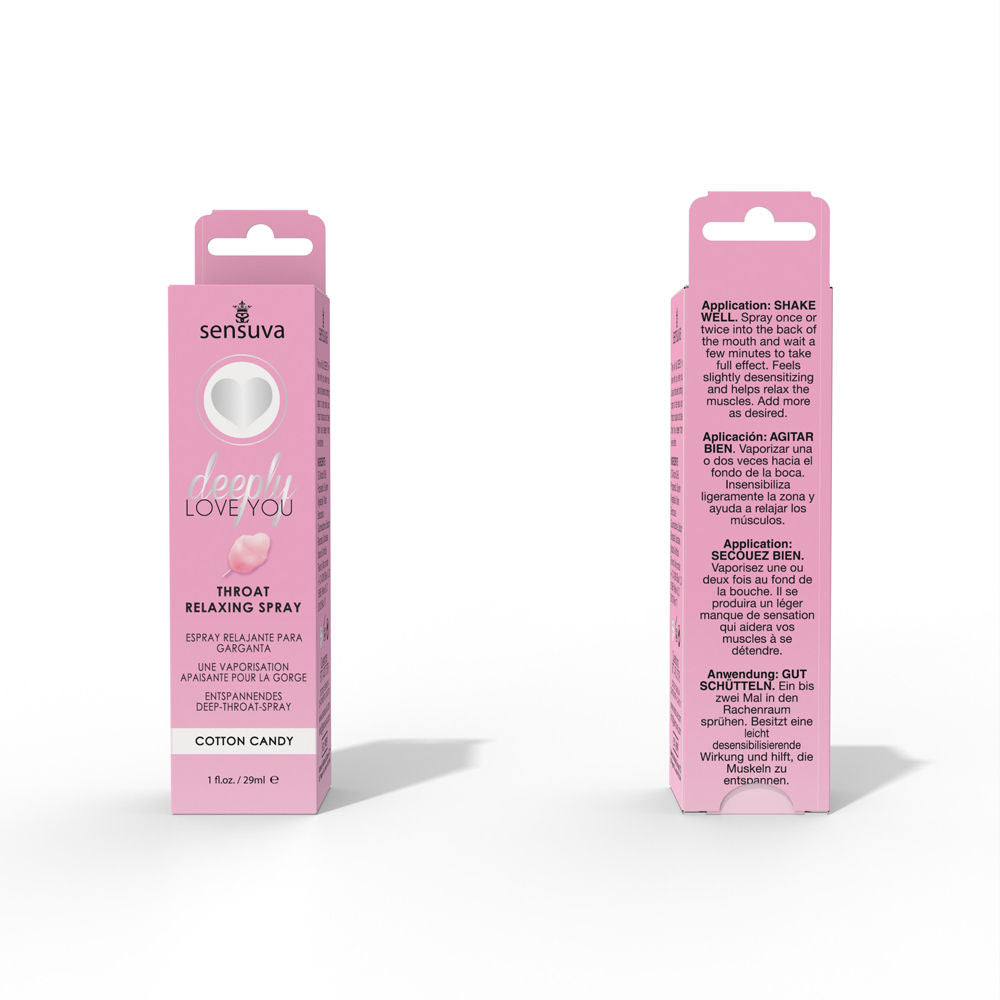 Deeply Love You Cotton Candy Throat Relaxing Spray 1 Oz > Lube > Oral Gels & Sprays