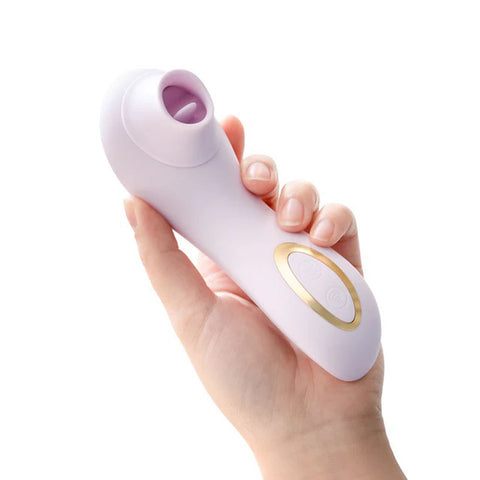 Delice Fleur Clitoral Stimulator Air Pulsing Vibrator Purple AIR PULSATION