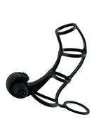 Deluxe Silicone Power Cage Erection Enhancer in Black > Sex Toys For Men > Penis Sleeves