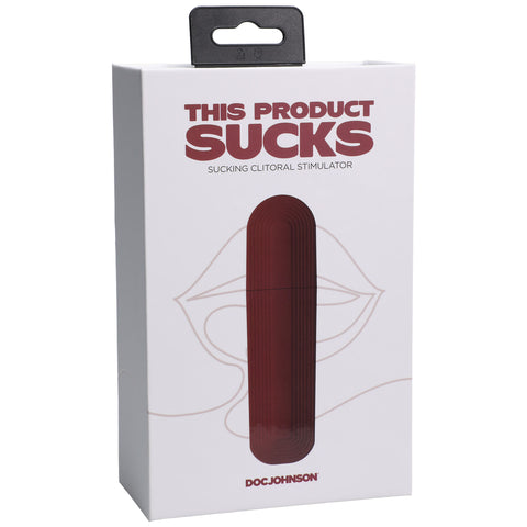 Rechargeable Clitoral Sucking Stimulator in Compact Black Design STIMULATORS