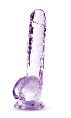 Naturally Yours 8 Inch Crystaline Dildo Amethyst DONGS