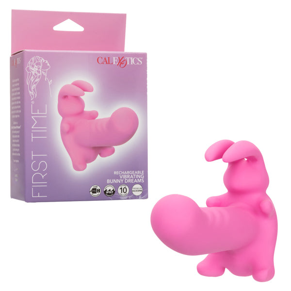 First Time 4.5 Inch Rechargeable Vibrating Bunny Massager > Vibrators > Ladies > Rabbit