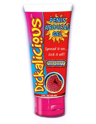 Dickalicious Raspberry Edible Penis Arousal Gel 2 Fl Oz > Essentials > Mens Enhancers