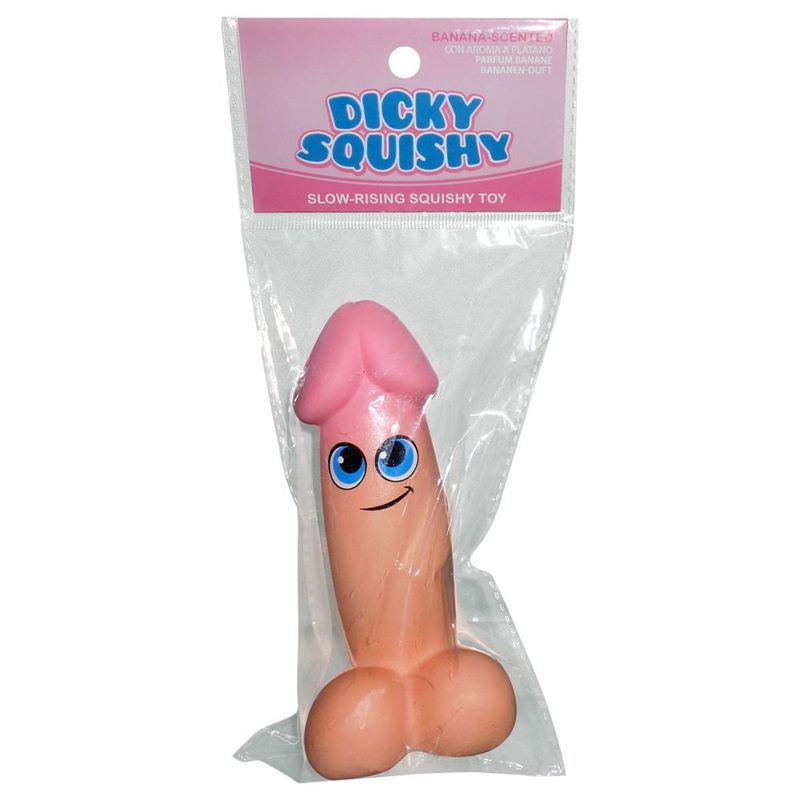 Dicky Squishy Stress Reliever Adult Fun Toy 14cm Banana Scented > Novelties > Gag Gifts