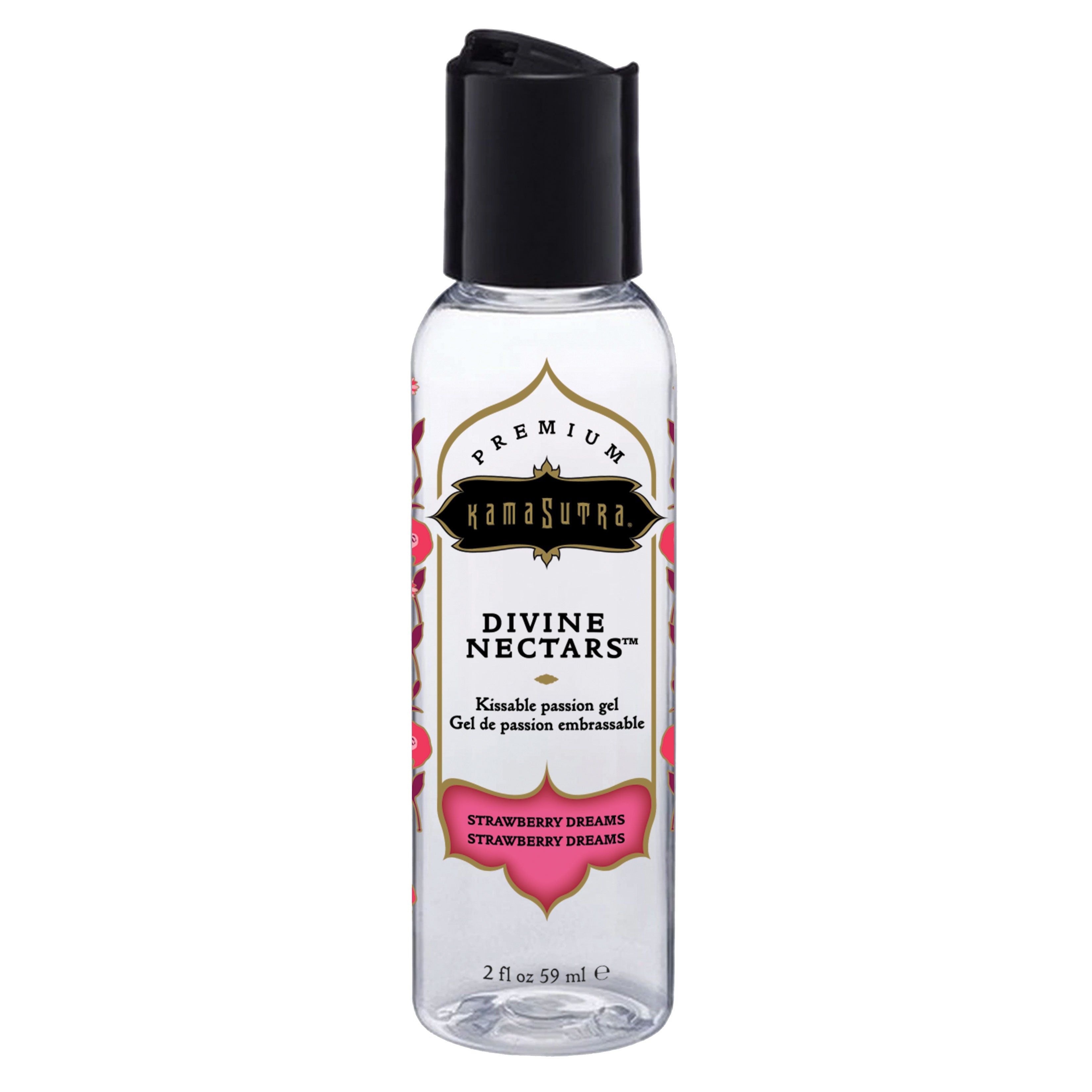 Divine Nectars Strawberry Flavored Body Glide Water-Based Flavoured Lube
