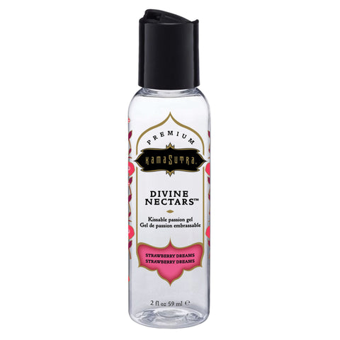 Divine Nectars Strawberry Flavored Body Glide Water-Based Flavoured Lube