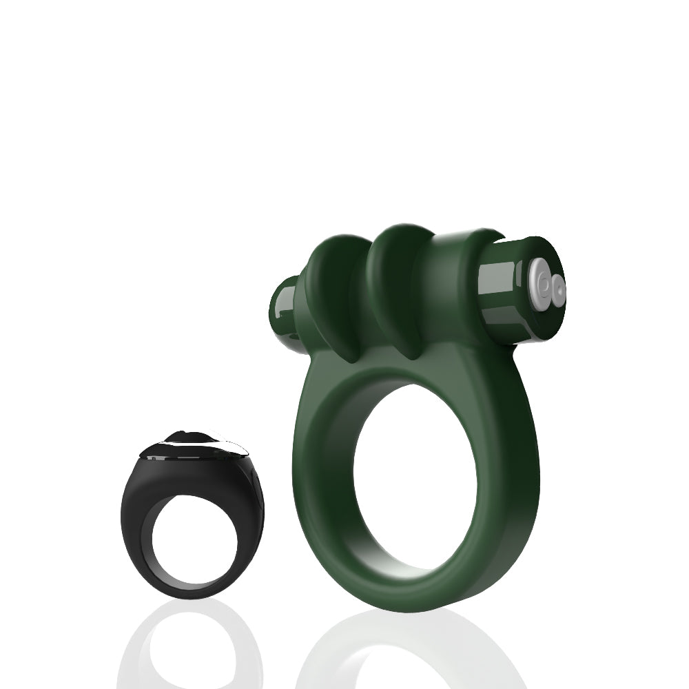 Screaming O Remote Controlled Switch Vibrating Ring Green – Dual-Purpose Deep Rumbling Vibrations Cock Rings Vibrating