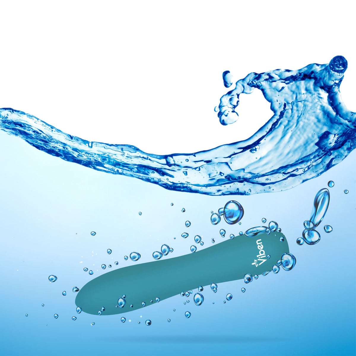 Viben Vivacious Rumble Motor Bullet Ocean Blue > Vibrators > Mini Vibrators