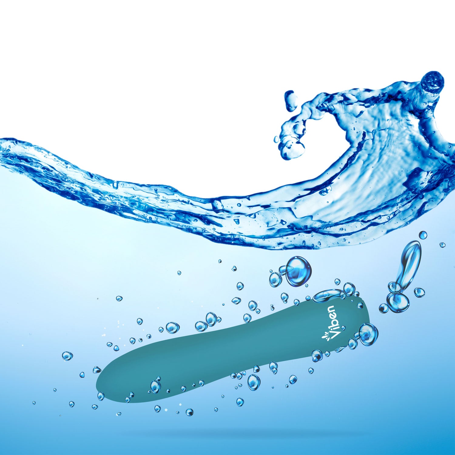 Viben Vivacious Rumble Motor Bullet Ocean Blue > Vibrators > Mini Vibrators