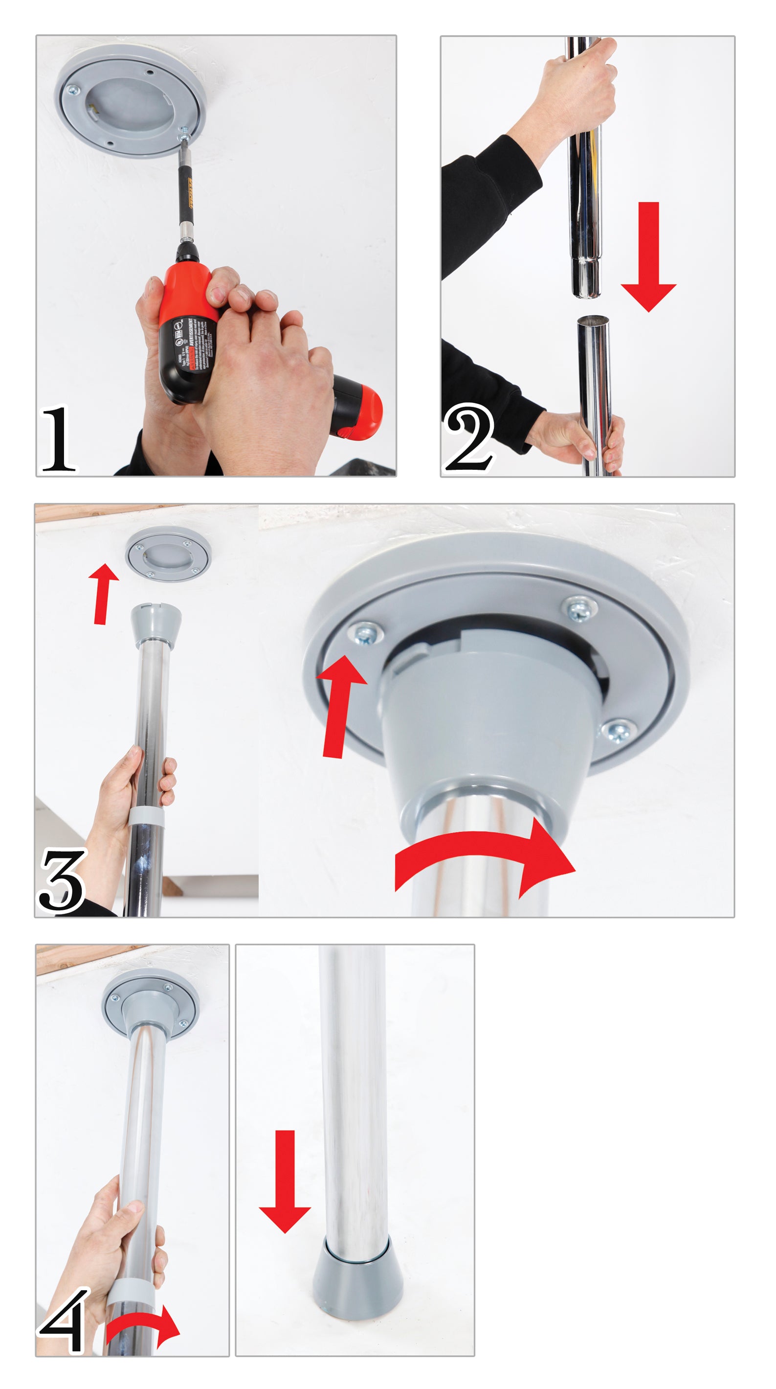 Fetish Fantasy Series Dance Pole for Erotic Bedroom Play Gear Sex Furniture