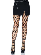 Leg Avenue Loren Rhinestone Jumbo Net Tights (Black) – Stylish Tights > Clothes > Hosiery > Pantyhose & Tights