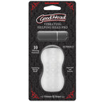 Goodhead Vibrating Helping Head Pro – Mini Stroking Device with Bullet Vibe Clear > Sex Toys For Men > Masturbators > Vibrating