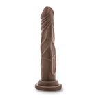 Dr Carter 7 Inch Silicone Dong with Suction Cup Chocolate > Dildos > Realistic Dildos