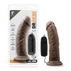 Dr Joe 8 Inch Chocolate Vibrating Suction Cup Sex Toy > Vibrators > Realistic Vibrators