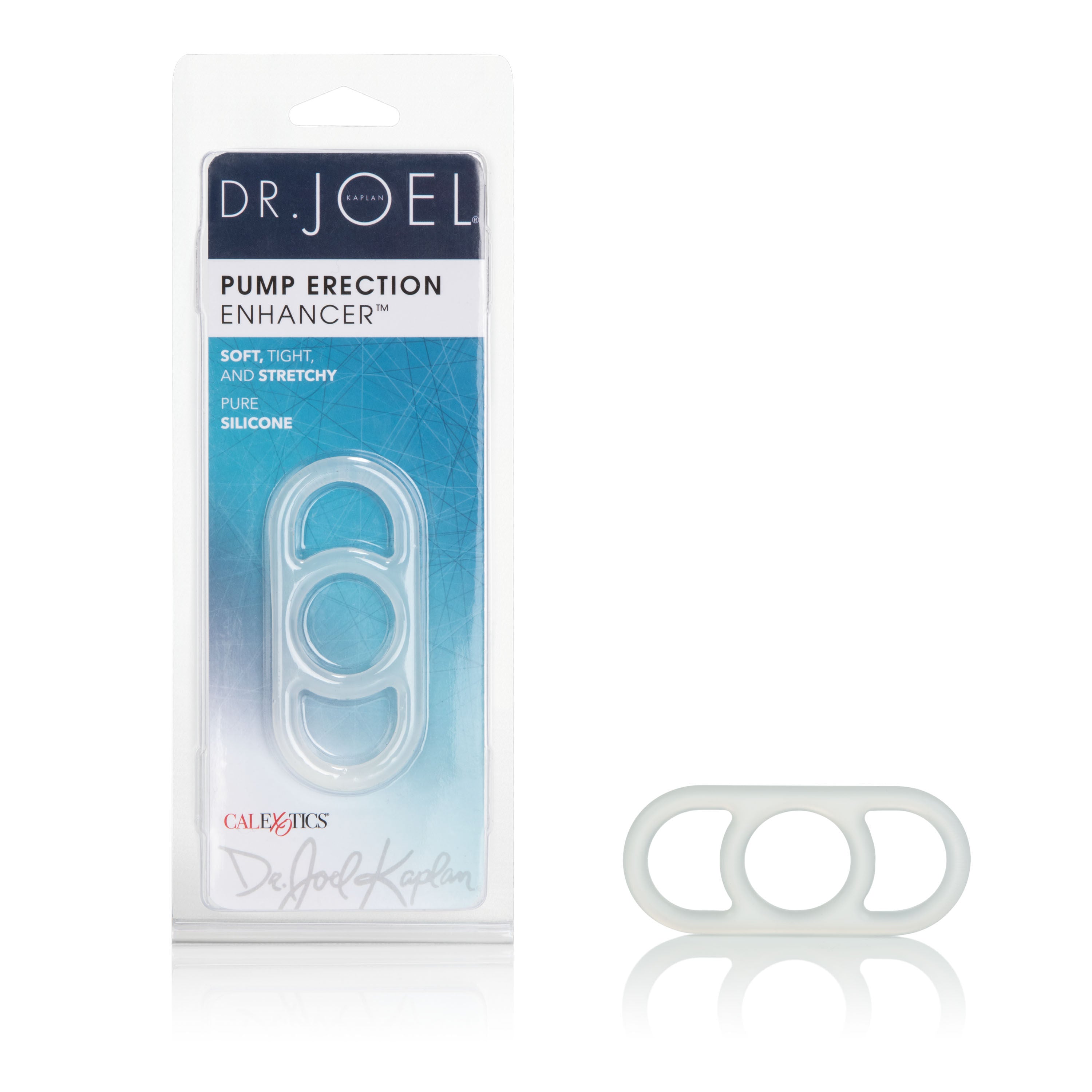 Dr Joel Erection Pump Ring Stretchy Two-Handled Sex Toy Clear Secondary image