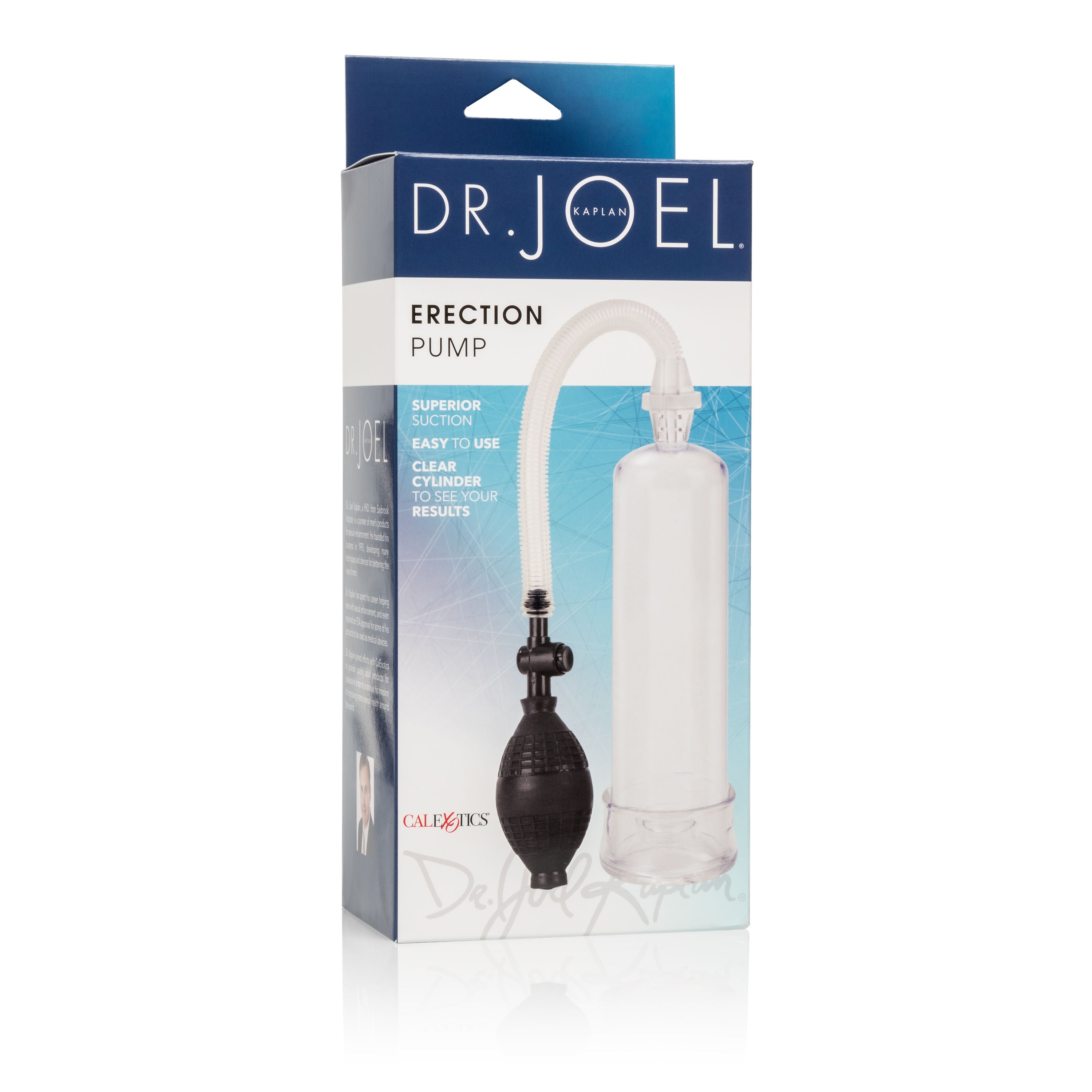 Dr Joel Kaplan Penis Pump with Soft Donut and Easy Squeeze Bulb 7.5" x 2.25" > Pumps > Penis Pumps