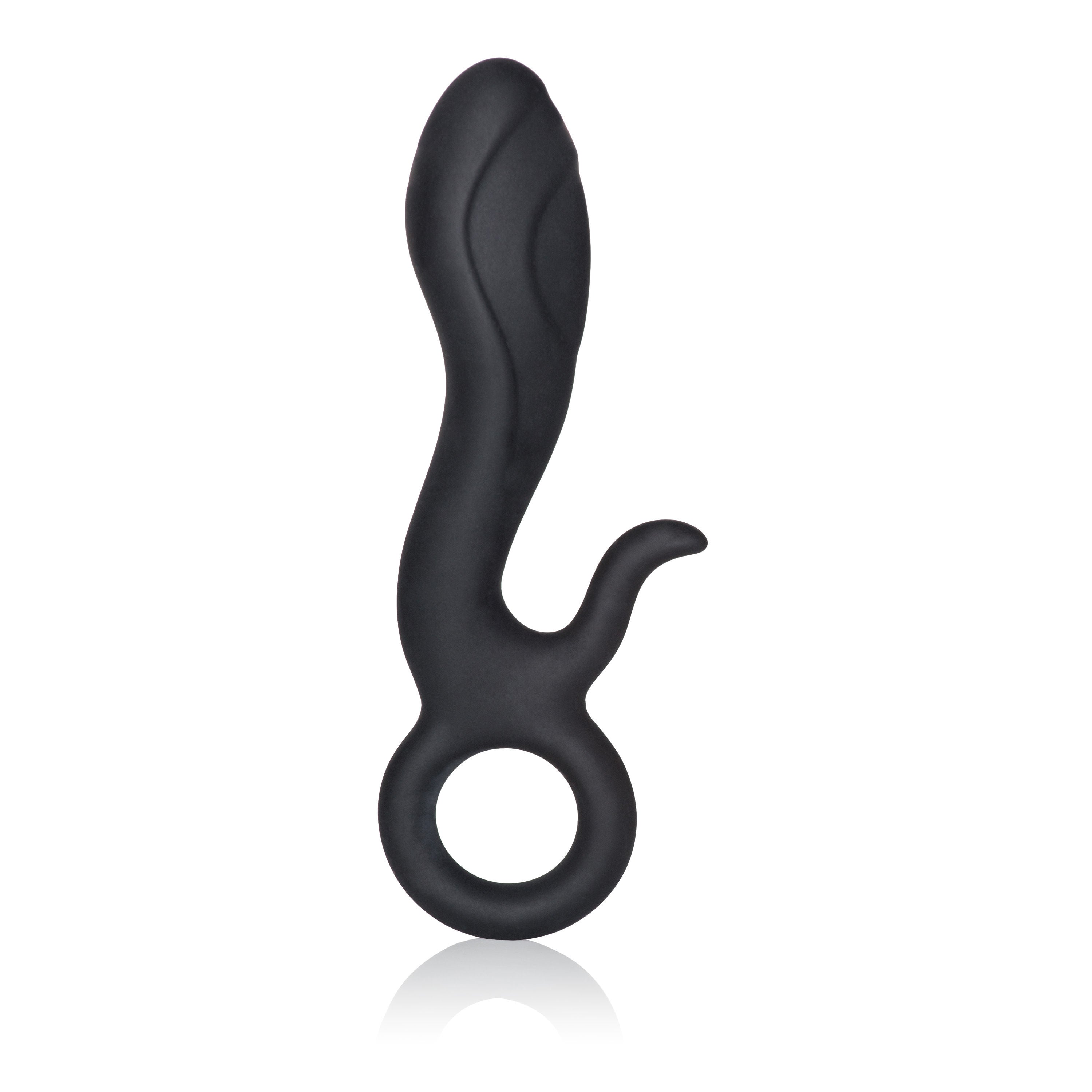 Dr Joel Kaplan Prostate Stimulator Silicone Sex Toy Black > Anal Range > Prostate Plugs