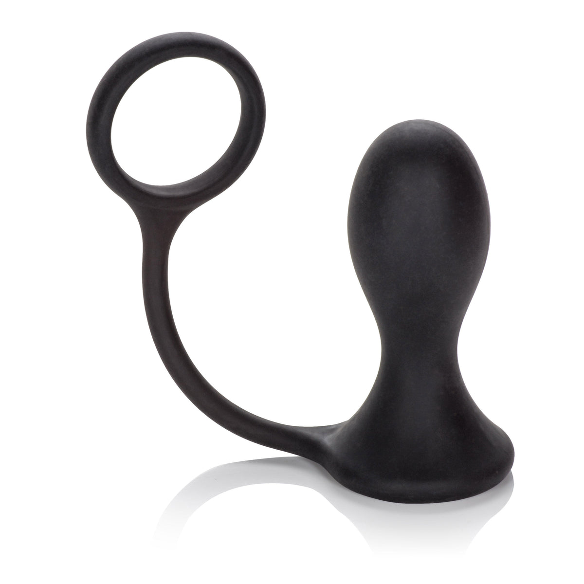 Dr Joel Kaplan Silicone Prostate Probe and Support Ring Black > Anal Range > Prostate Plugs