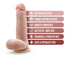Dr Paul 7.25 Inch Beige Dildo with Suction Cup Base > Dildos > Realistic Dildos