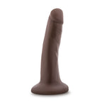 Dr Skin 5.5 Inch Chocolate Dildo with Suction Cup Base > Dildos > Slim Dildos