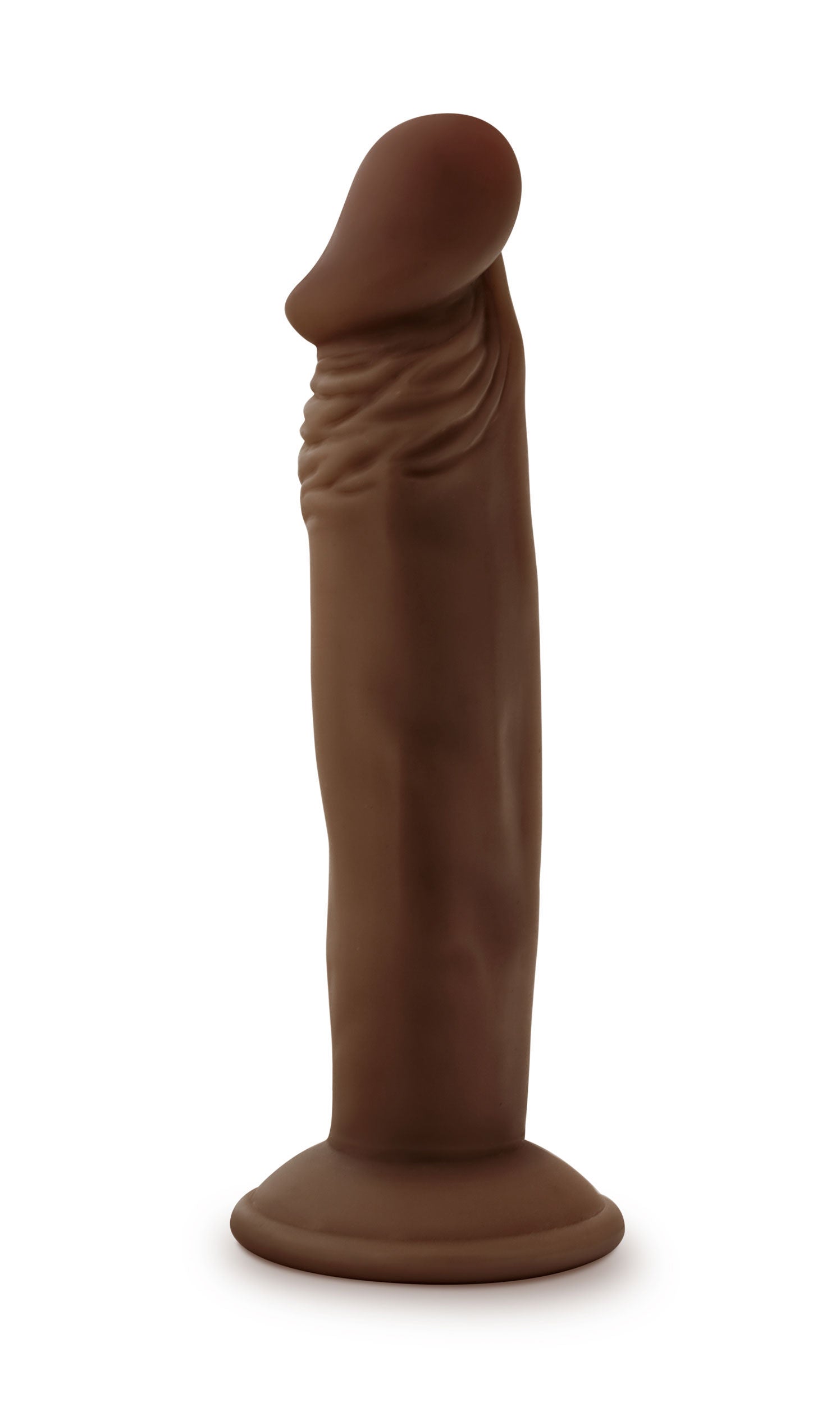 Dr Skin Plus 6 Inch Posable Chocolate Dildo > Dildos > Slim Dildos Main image