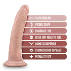 Dr Skin Plus (Vanilla) – Posable Realistic Dildo 7 Inch > Dildos > Realistic Dildos