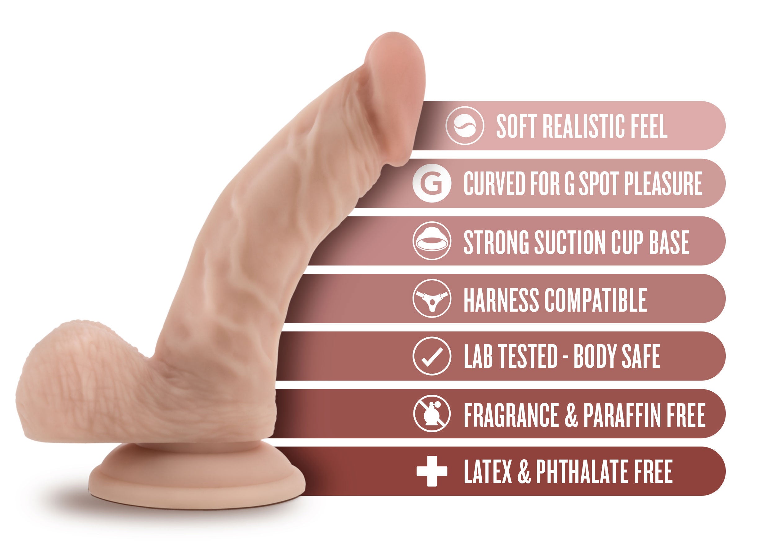 Dr. Skin Dr. Stephen Beige – Realistic Suction Dildo With Balls Dildos & Dongs
