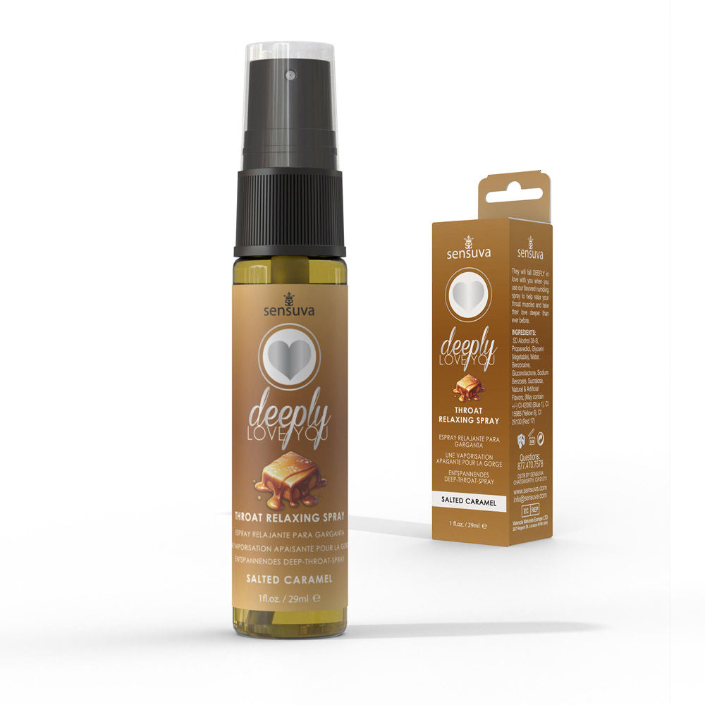 Sensuva Deeply Love You Throat Relaxing Spray Chocolate Coconut > Lube > Oral Gels & Sprays