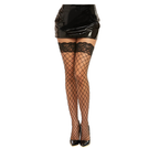 Dreamgirl Fence Net Thigh High Stockings Black > Clothes > Hosiery > Stockings