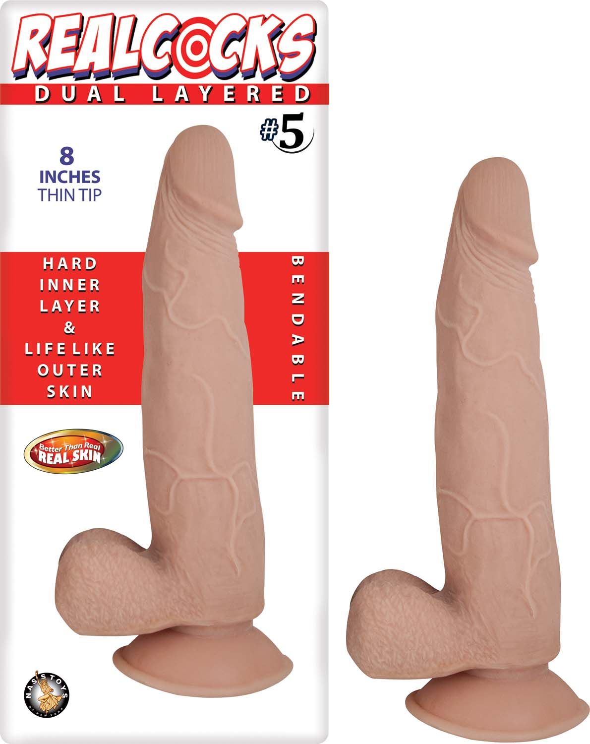 Realcocks Dual Layered #5 - Flesh Beige