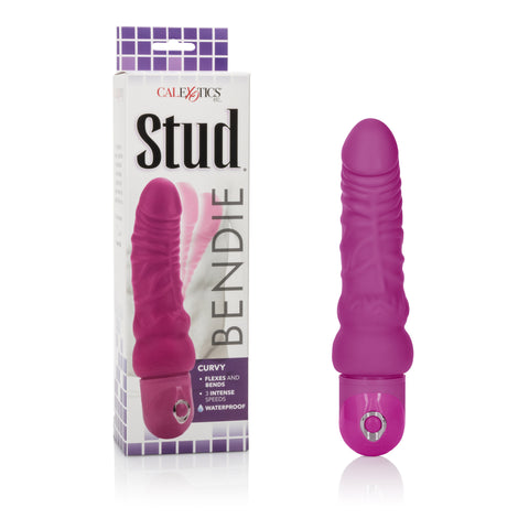 Bendie Power Stud Pink Vibrator with Three Intense Speeds Vibrators