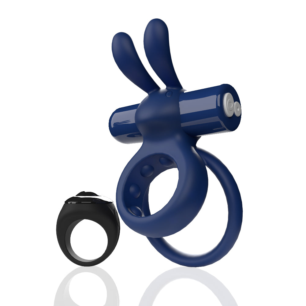 Ohare Remote Control (Blue) – Waterproof Rechargeable Wearable Rabbit Vibrator with Double-Ring Design > Sex Toys > Couples Toys