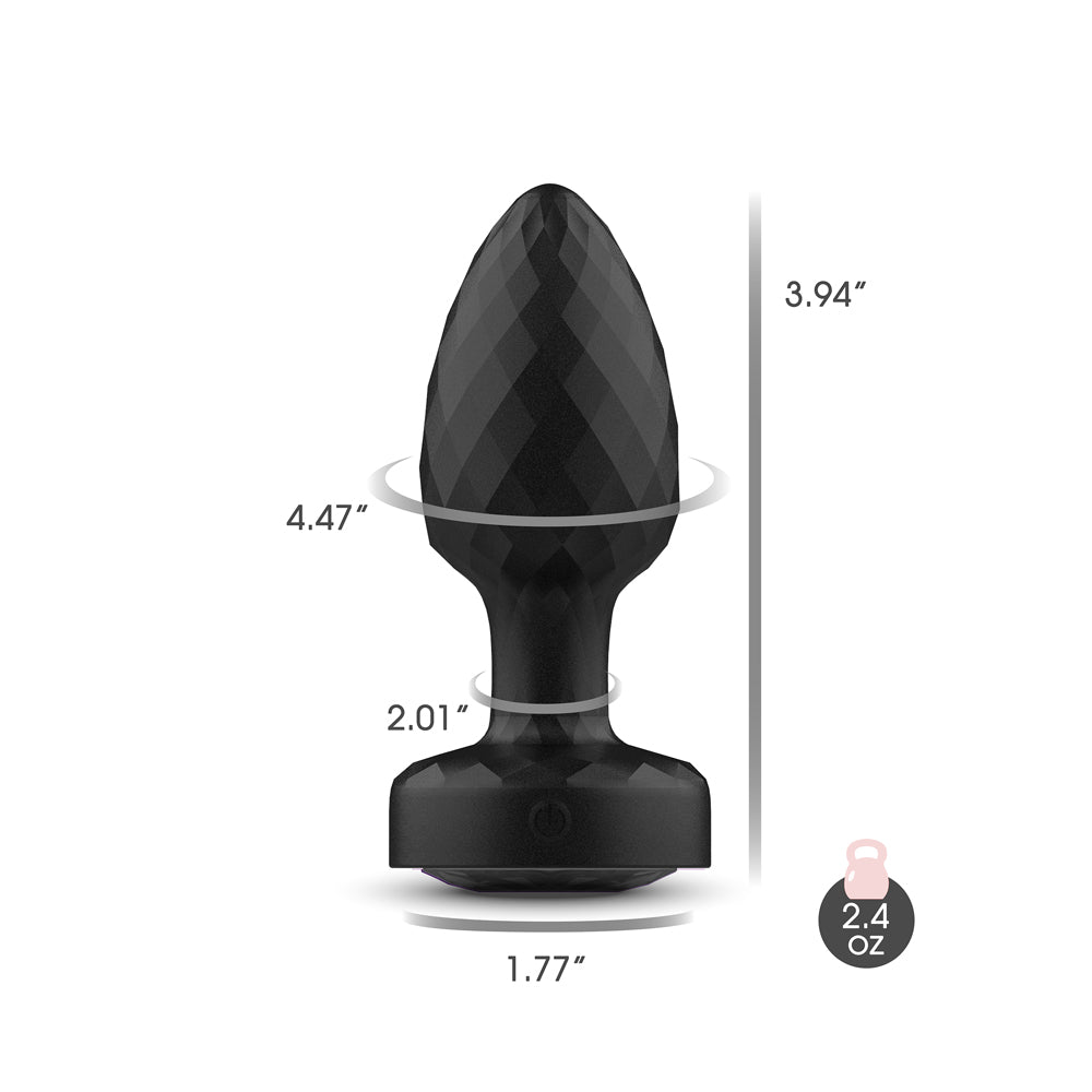 Cheeky Charms Twila – Light-Up Rotating Vibrating Anal Plug with Remote > Anal Range > Vibrating Butt Plugs