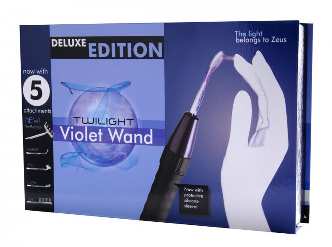 Zeus Deluxe Edition Twilight Violet Wand Kit (Violet) – Electro Stimulation Wand Purple E-STIM TOYS
