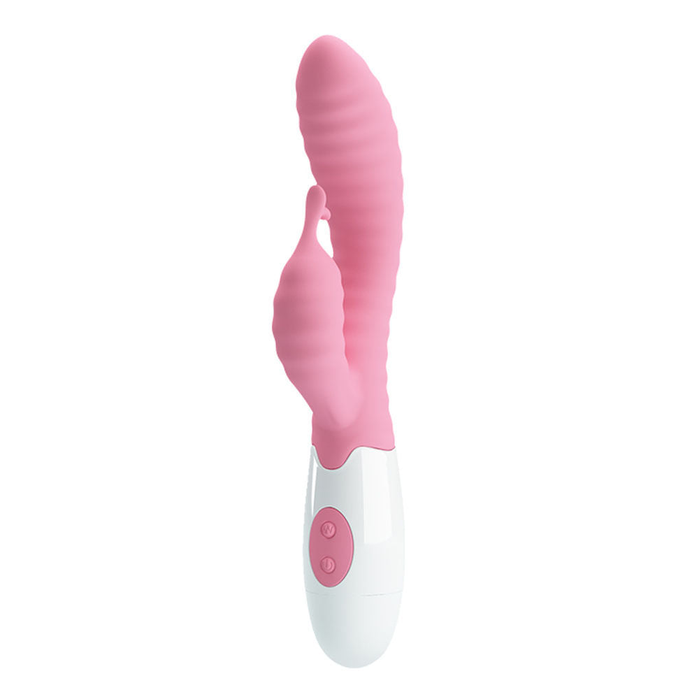 Pretty Love Pink G-Spot Vibrator with 30 Function Soft Silicone VIBRATORS-RABBIT
