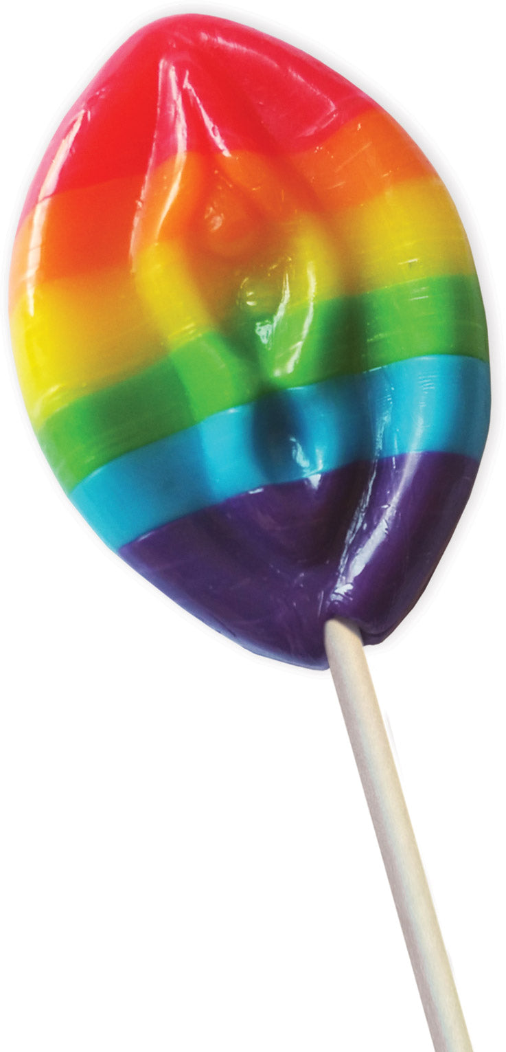 Rainbow Pussy Pop – Multi-Flavored Erotic Candy Lollipop Secondary image