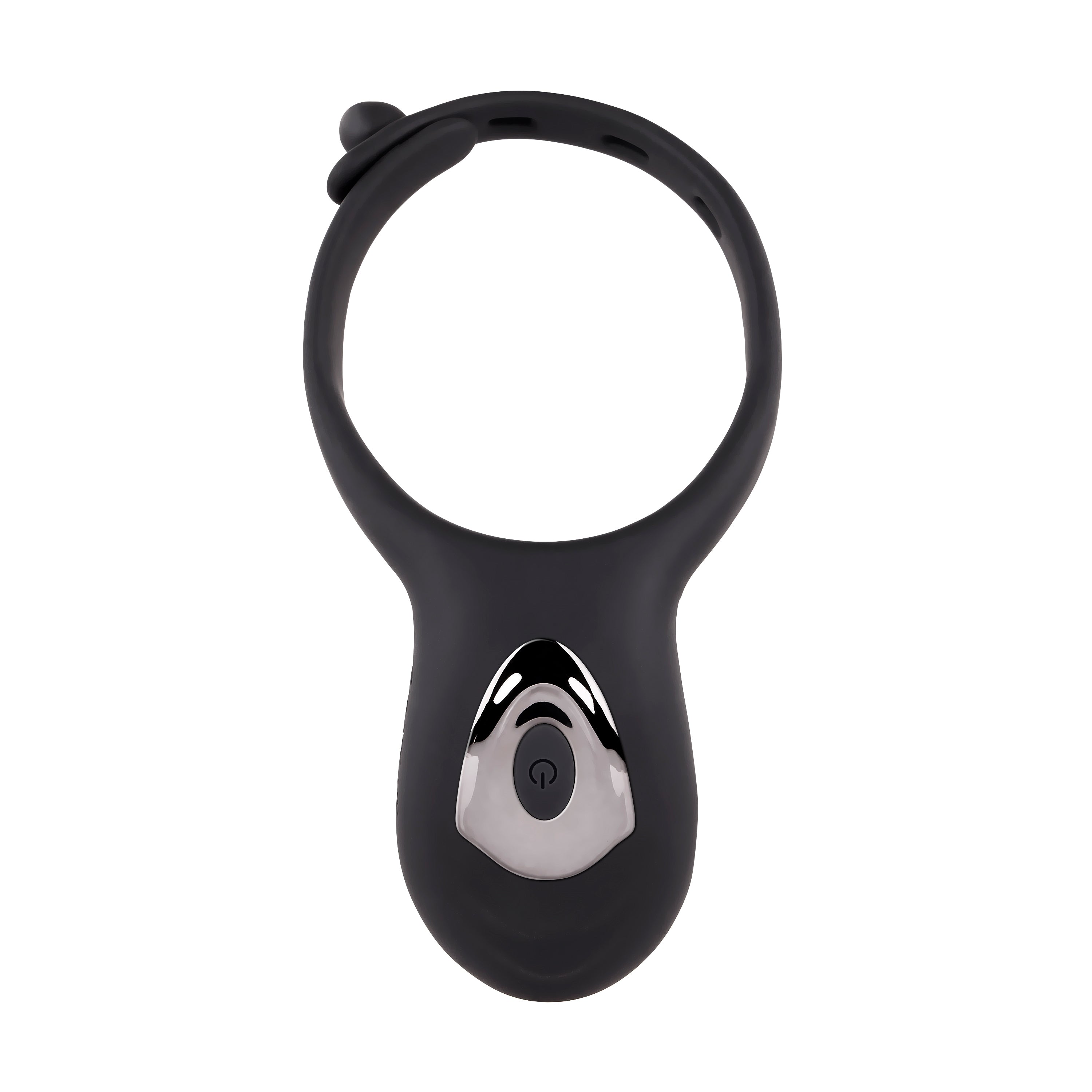 Adjustable Black Vibrating Cock Ring with Dual Motors and Remote Cock Rings Vibrating
