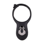 Adjustable Black Vibrating Cock Ring with Dual Motors and Remote > Cock Ring > Vibrating