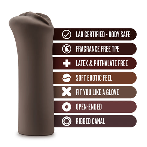 Hot Chocolate Nicoles Kitty Vagina Masturbator Strokers - Manual